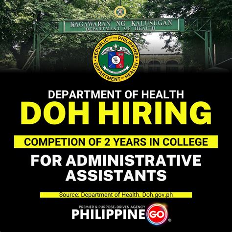doh job vacancies